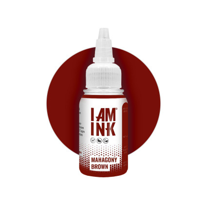 I AM INK Mahagony Brown [True Pigments] - farba do tatuowania